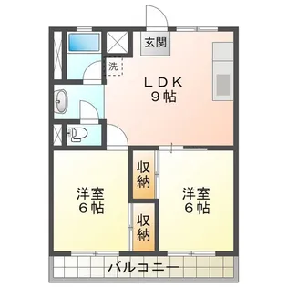 津IN COURT 練木【3階】の間取り
