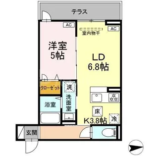 グラナーデ東水元【2階】の間取り