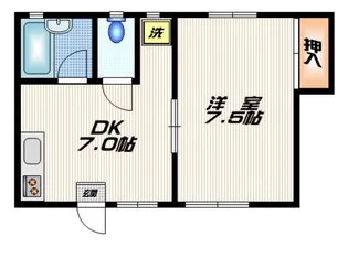 東京都大田区東矢口3【アパート】の間取り