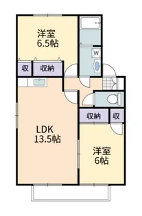 リヴェールB【1階】の間取り