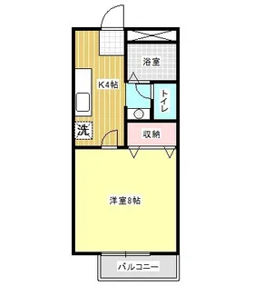 ラ・イシュタール【2階】の間取り