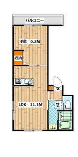 神奈川県川崎市川崎区川中島1【マンション】の間取り