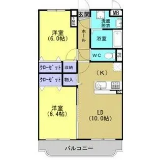 ユーミーRisa【3階】の間取り