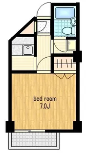 サンメイツカモシタ【4階】の間取り