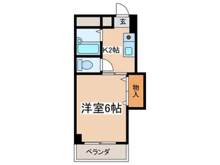 メイプルエイト【2階】の間取り