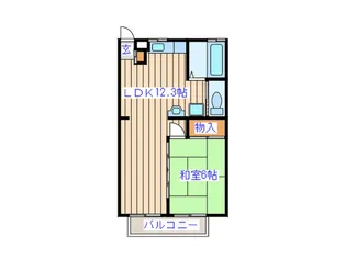 コ-ポグレイ【2階】の間取り