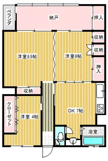 第二信善ビル【3階】の間取り