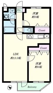 プルミエール【1階】の間取り