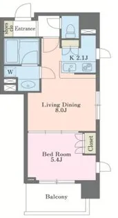 エクセレンシア駒込【5階】の間取り