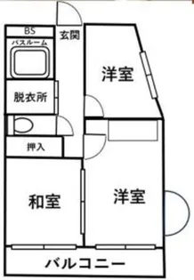 The Court相模大野【1階】の間取り