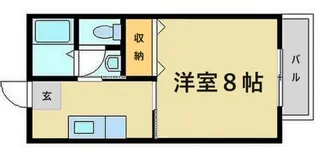 Cafeteria Wake【2階】の間取り