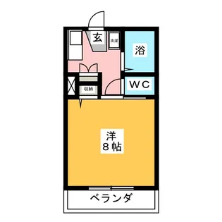 ラ・メゾン【1階】の間取り
