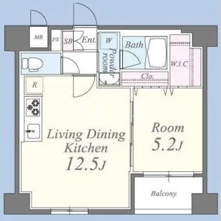 ジェイファーストチヨダ【7階】の間取り
