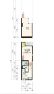 宮城県仙台市若林区木ノ下2【アパート】の間取り
