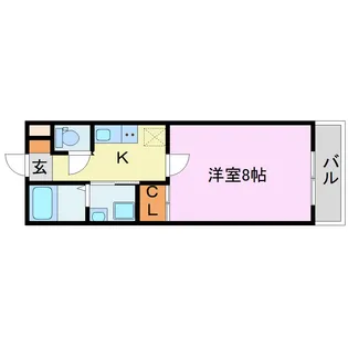 ブリリアコート龍谷大前【2階】の間取り