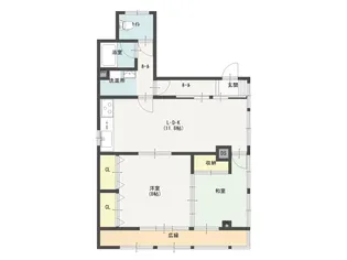 山形県酒田市中町3【一戸建】の間取り