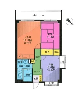 東京都大田区石川町2【マンション】の間取り