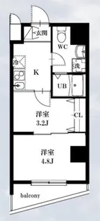 東京都杉並区高円寺南4【マンション】の間取り
