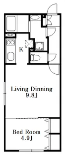 東京都中野区中野5【マンション】の間取り