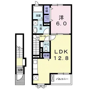 クレール コート【2階】の間取り