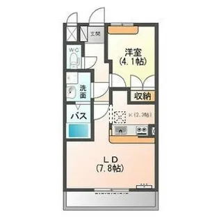 フラッシュ【2階】の間取り