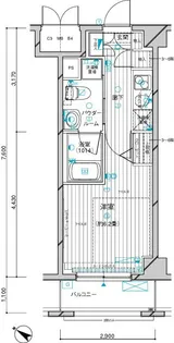 1Kの間取り画像