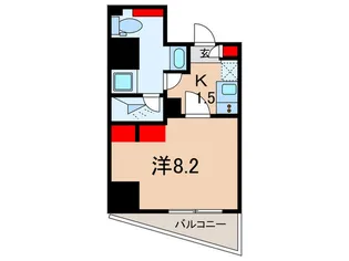 TRACK八丁堀【8階】の間取り