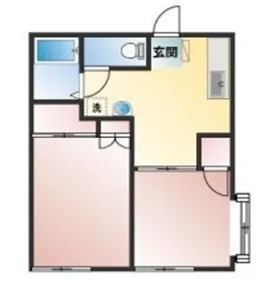神奈川県足柄下郡真鶴町岩【アパート】の間取り
