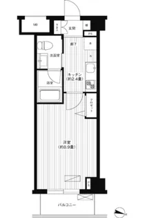 アヴニール元代々木【3階】の間取り