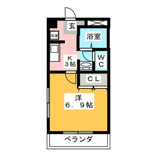 フリーデン【2階】の間取り