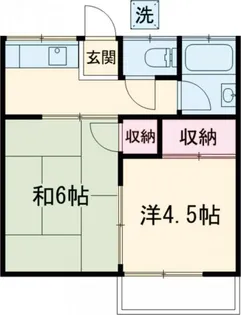 コーポ田中【2階】の間取り