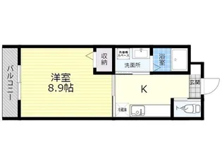 TBレジデンス田の湯【4階】の間取り