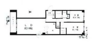 三田ロイヤル【5階】の間取り