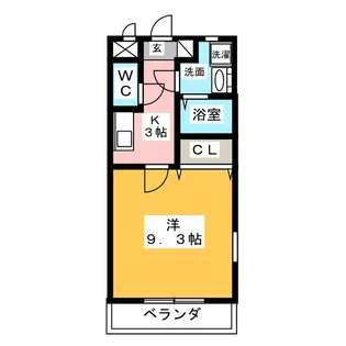 プチシャンポール【2階】の間取り