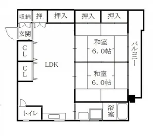 瀬野川ビル【3階】の間取り