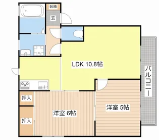 アーバンコート【1階】の間取り