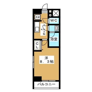 ブランピュール木場公園【4階】の間取り