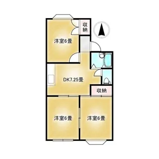 ラ・エスタシオン【2階】の間取り