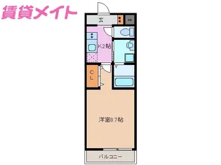 Casa Popolare【2階】の間取り