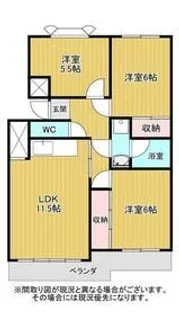 レヂデンス新伝馬【1階】の間取り