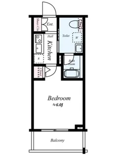 1Kの間取り画像