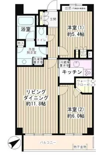ピュアステージ千歳船橋【3階】の間取り