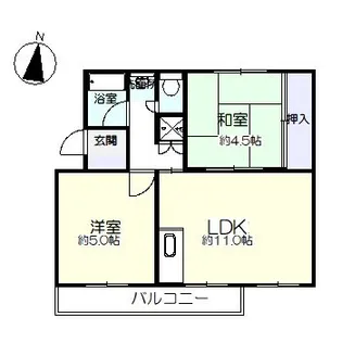 永山団地【1階】の間取り