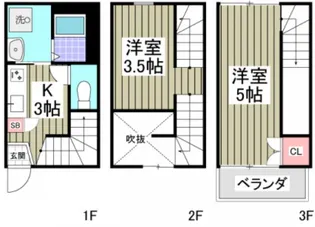 クノッソス末広の間取り