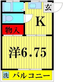 第一コーポ松原【4階】の間取り