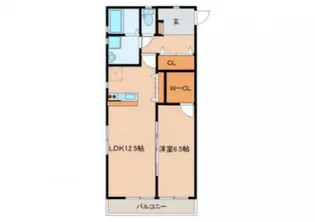 フォルクローレE【2階】の間取り