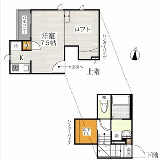 CB琴平フェリオ【2階】の間取り
