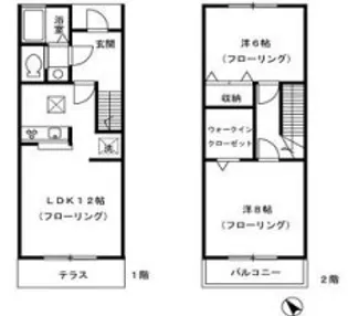 東京都板橋区若木3【一戸建】の間取り