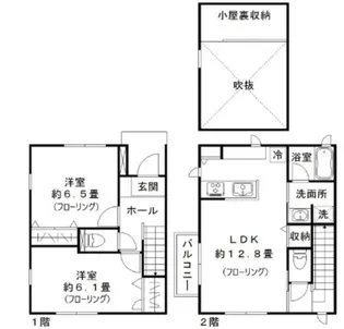 メゾンド・ジノ【1階】の間取り