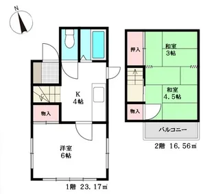 埼玉県所沢市若狭4【一戸建】の間取り